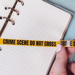 Crime Scene Washi Tape