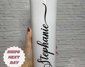 Personalized Name Tumbler, Stainless Steel Bridesmaid Gift