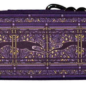 Jane Walkers Paisley Purple and Black Martingale Collar image 1