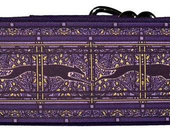 Jane Walkers Paisley Purple and Black Martingale Collar-