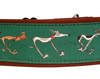 Green Nellie Doodles  Martingale Collar-