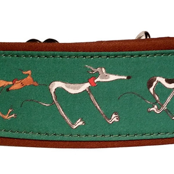 Green Nellie Doodles  Martingale Collar-
