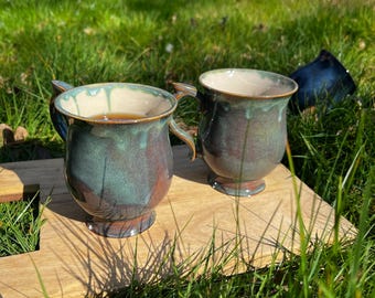 Handmade Ceramic Mug | Twilight Forest Pottery Coffee Cup