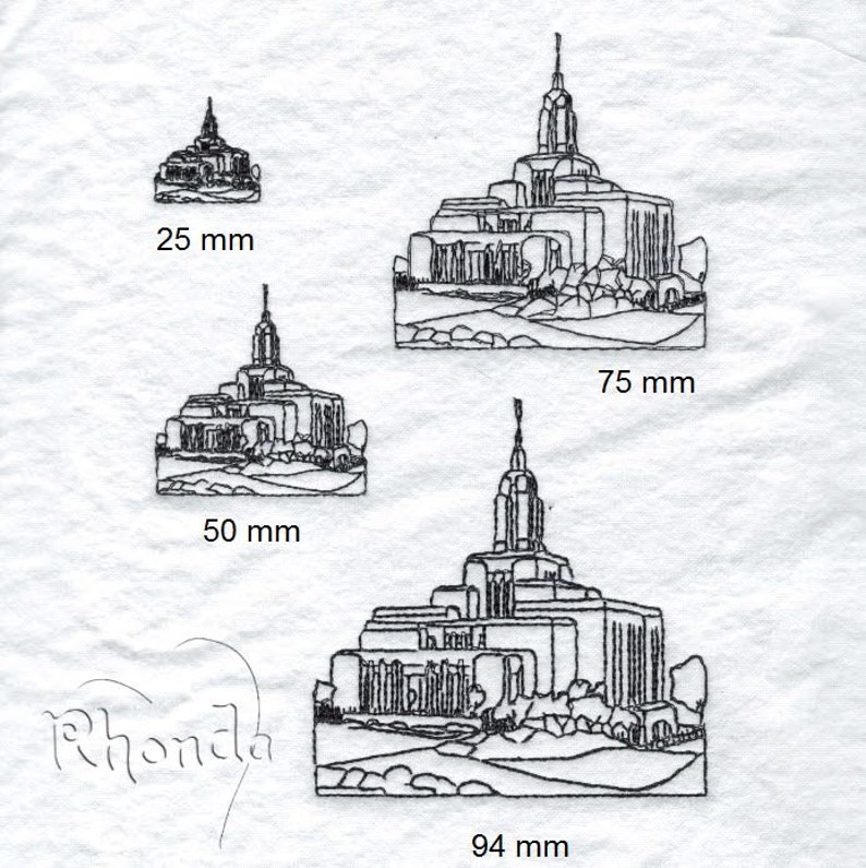 Lds draper utah temple machine jessecmault designs  etsy