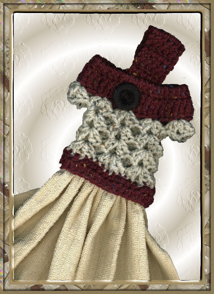 Kitchen Towel Crochet Dress Topper Pattern - Etsy