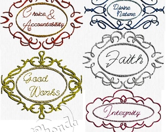 LDS Young Womens Machine Embroidery Designs