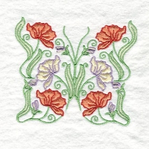 Butterfly Fantasy Quilt Blocks Machine Embroidery Designs
