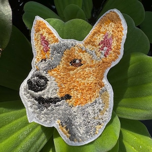 Portuguese Podengo - Embroidered Iron-On or Sew-On Dog Patch, Toller Appliqué for Jackets, Bags, Hats & More
