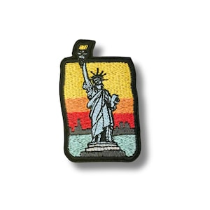 Freiheitsstatue Aufnäher: Gestickte NYC Souvenir Applikation