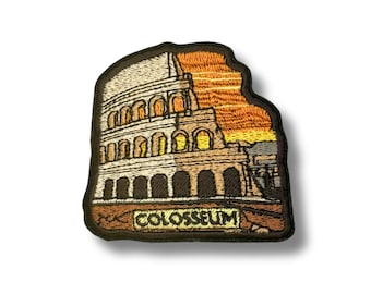 Rome Colosseum Embroidery Patch: Italy Travel Souvenir - Ancient Roman Ruin