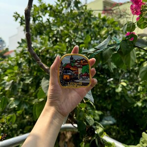 Lisbon Patch – Embroidered Iron-On or Sew-On Portugal City Patch, Travel Souvenir Appliqué for Jackets, Bags, Hats & More, Gift for Travelers