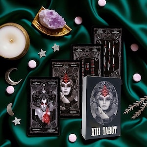 XIII Gothic Tarot Deck: 78 Mystical Divination Cards