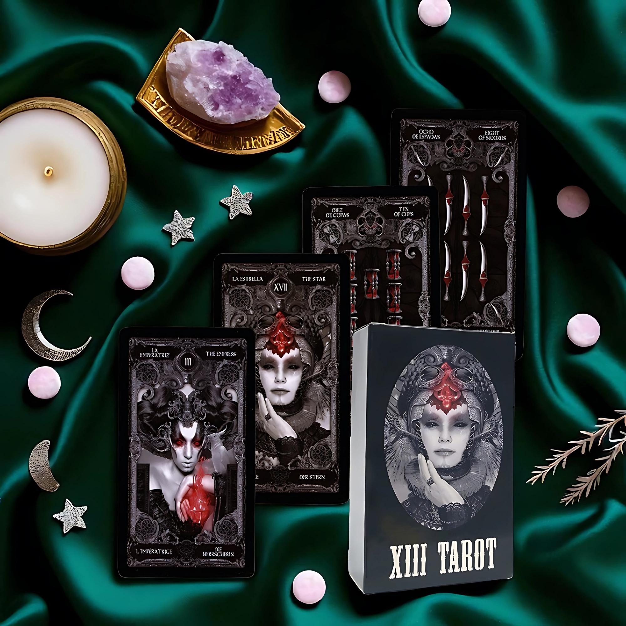 ゴシックタロット XIII ゴシック タロット デッキ: 78 枚の神秘的な占いカード - Etsy 日本