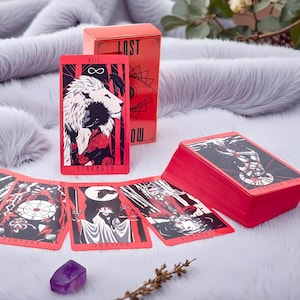 Mystisches verlorenes Hohl-Tarot-Deck mit Anleitungsbuch - 80 Karten für Wahrsagen und Wahrsagen