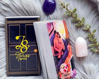 thumbnail image 2 of 78 Stories Tarot Cards A 79 Oracle English Visions Divination 2 of 12