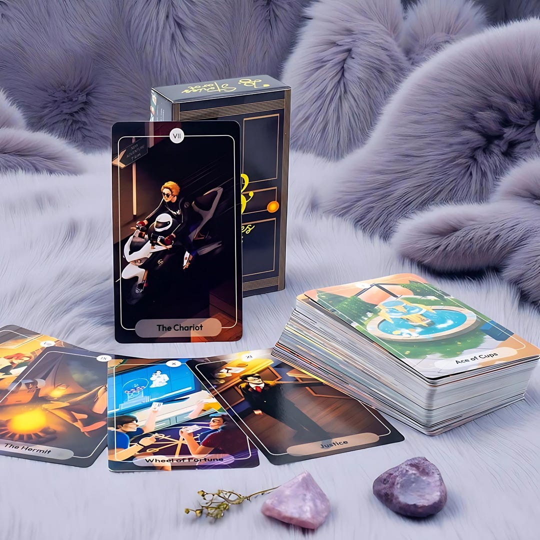 thumbnail image 2 of 78 Stories Tarot Cards A 79 Oracle English Visions Divination 2 of 12