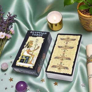 Egyptian Tarot Deck: 78 Ancient Egypt Cards with Digital Guidebook