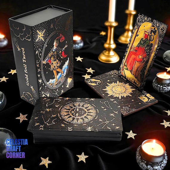 Descarga Carta De Tarot Estrella Celestial Para Adivinación Y Guía
