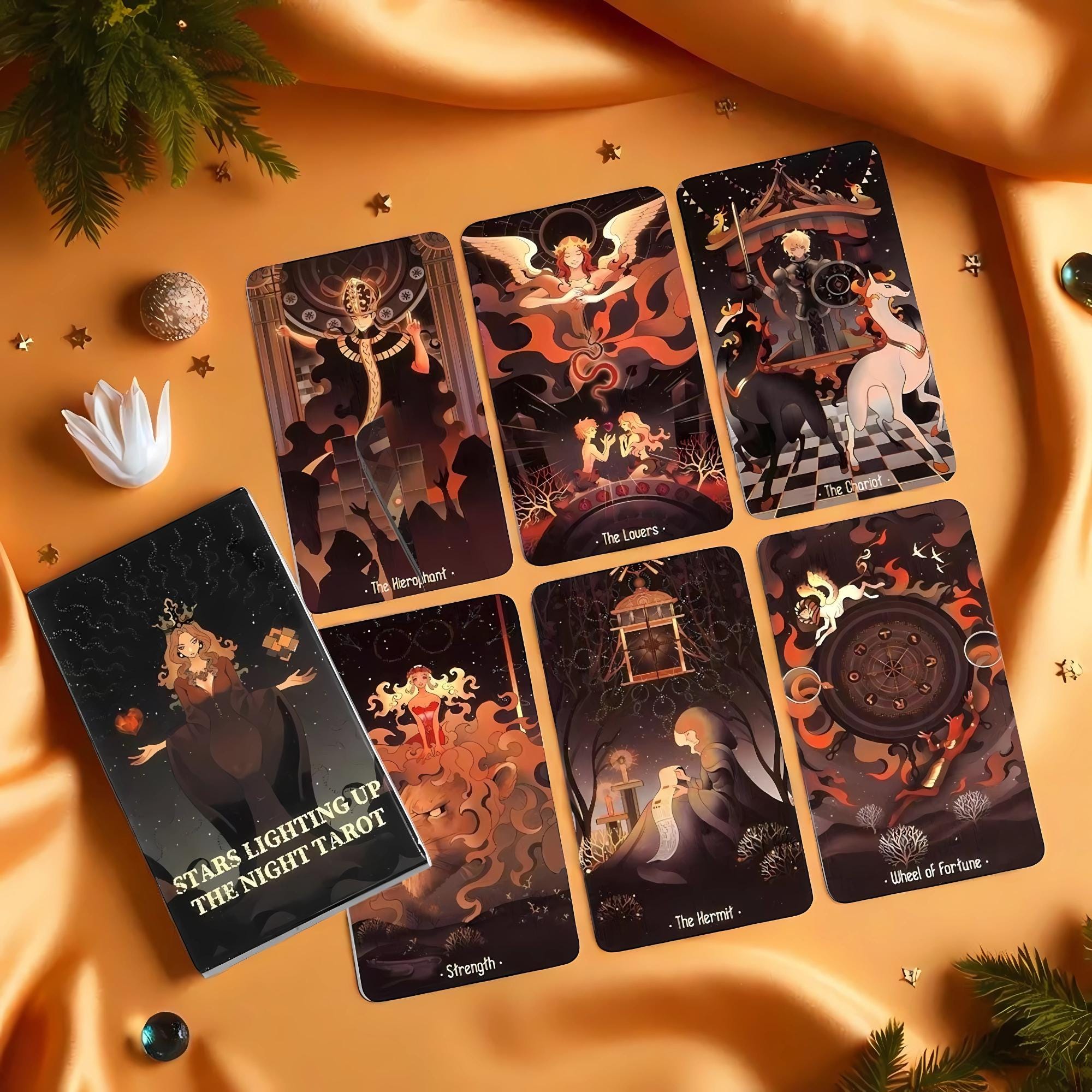 Starry Night Tarot Deck - Etsy