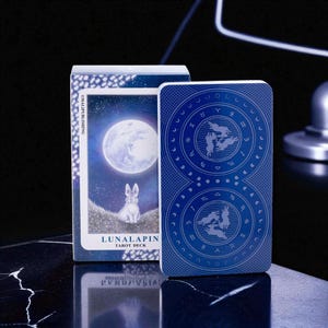 Mazzo di Tarocchi Lunalapin – 83 carte del Coniglio per la Divinazione e il Divertimento Spirituale – Simpatico Oracolo del Coniglio, Regalo per Principianti, Streghe e Collezionisti