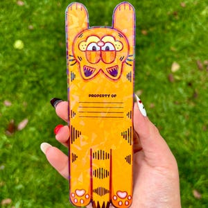 Fat Orange Cat Bookmark