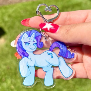 Rarity My Little Pony Keychain