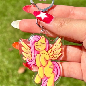 Fluttershy Keychain | My Little Pony Fanart