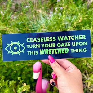 TMA “Ceaseless Watcher” Bumper Sticker | The Magnus Archives Sticker