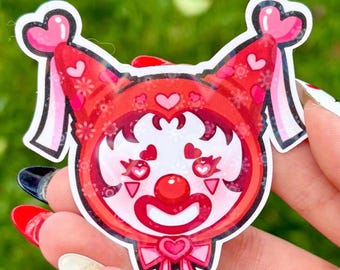Clown Girl Sticker