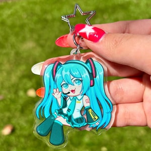 Hatsune Miku Vocaloid Keychain