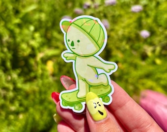 Smiski Skateboard Sticker