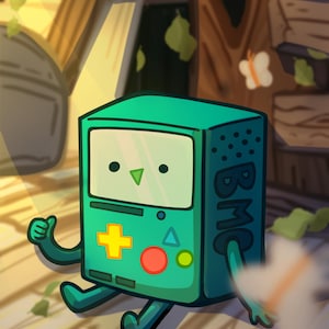 BMO Adventure Time Treehouse Print | 5x7