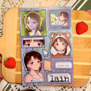 Serial Experiment Lain Sticker Sheet