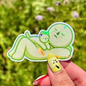 Smiski Sleepy Cat Sticker