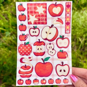 Nyckfullt 4x6 Apple-klistermärkesark