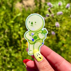 Smiski Guitar Sticker