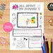 All About My Summer Printable, Summer Questionnaire, Fill in the Blank ...