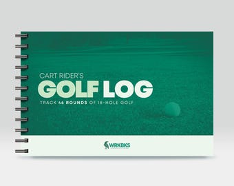 Cart Rider Golf Log – Track 46 Rounds of 18-Hole Golf