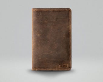 Leather Notebook Holder – Holds notebooks sized 3.5 x 5.5 in