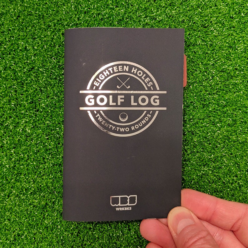 Golf Log 18 Holes 22 Rounds Notebook Bild 3