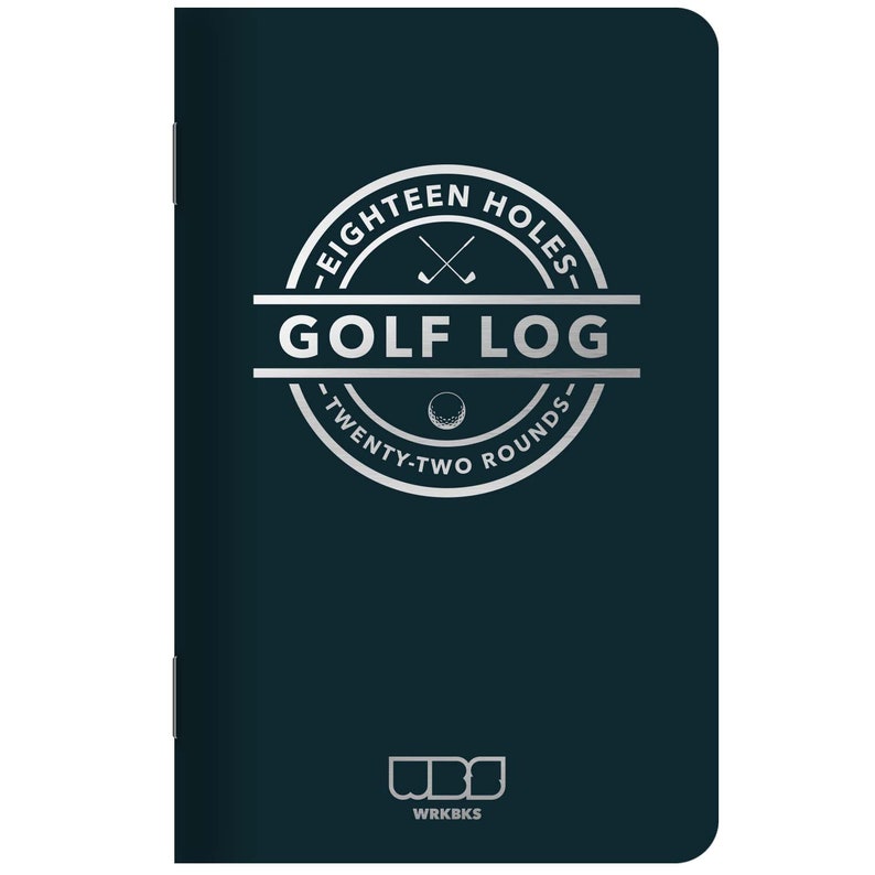 Golf Log 18 Holes 22 Rounds Notebook image 2