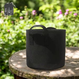 Pflanzen wachsen Tasche, Stofftopf, Garten-Blumentopf, tragbare Tasche, leichter Topf, Pflanzenfaser, 3 Gallonen