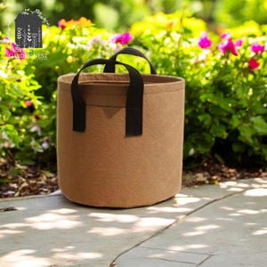 Pflanzen wachsen Tasche, Stofftopf, Garten-Blumentopf, tragbare Tasche, leichter Topf, Pflanzenfaser, 5 Gallonen