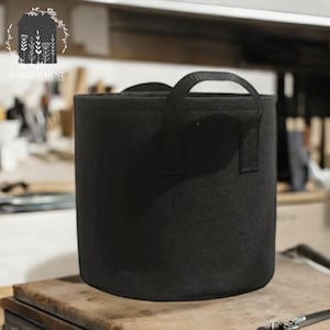 Pflanzen wachsen Tasche, Stofftopf, Garten-Blumentopf, tragbare Tasche, leichter Topf, Pflanzenfaser, 10 Gallonen