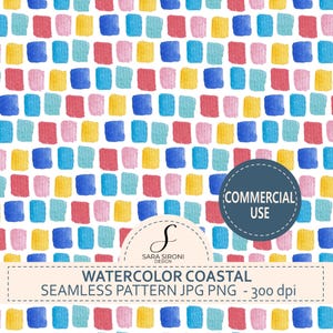 Colorful Mosaic Seamless Pattern, JPG PNG transparent background, fun wallpaper, commercial Use