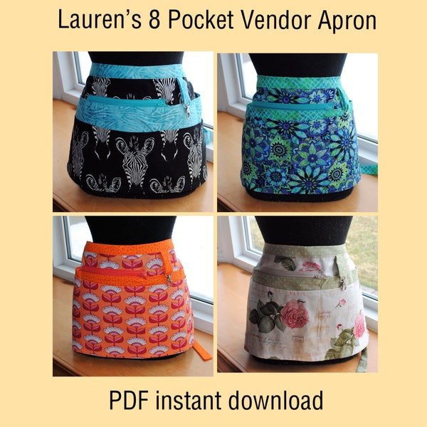 PDF Pattern Vendor Apron Sewing Tutorial