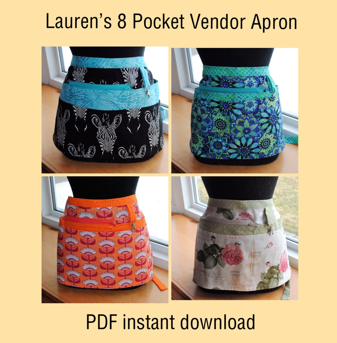 PDF Pattern Vendor Apron Sewing Tutorial - Etsy