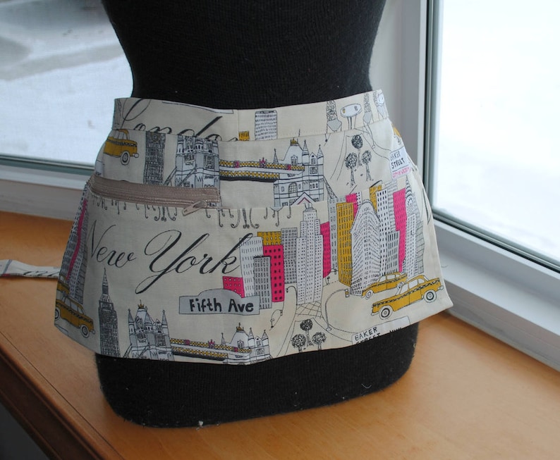 PDF Pattern Server Apron Vendor Apron Sewing Tutorial Etsy Canada