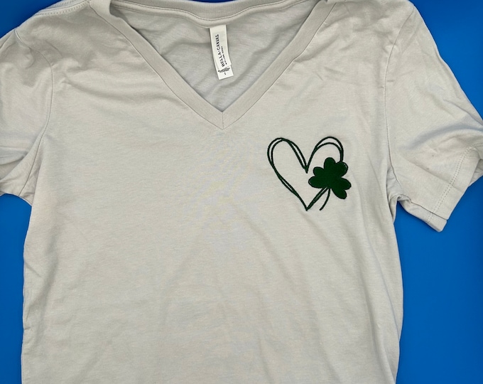 Embroidered Irish Love T-Shirt
