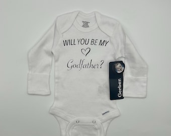 Will you be my Godfather/mother Onesie